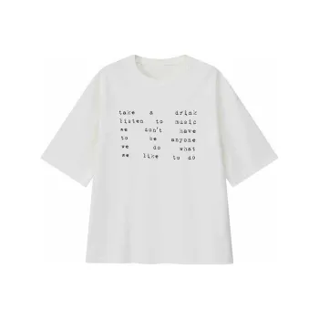 YOSHIYOYI T Shirts Men White