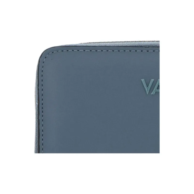 Valentino Polyurethane Wallet Women's Blue Gray-4