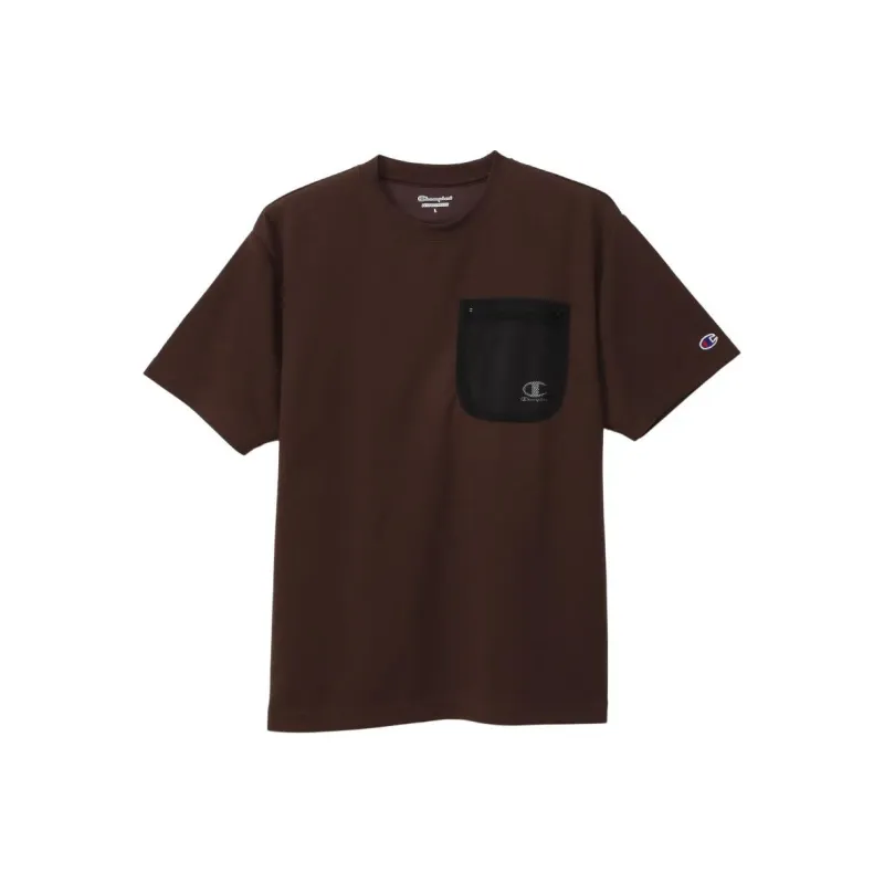 Champion T-Shirts Men Brown-0
