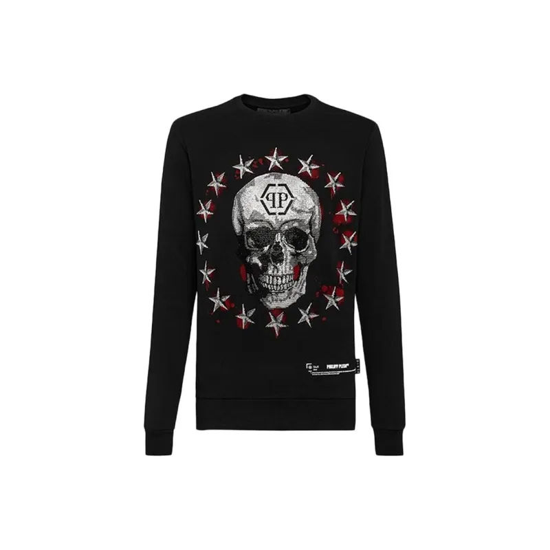 PHILIPP PLEIN Sweatshirts Men Black-0