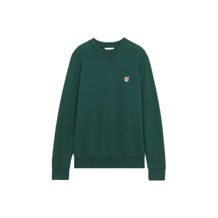 Maison Kitsune Fox Head Patch Classic Sweatshirt-0