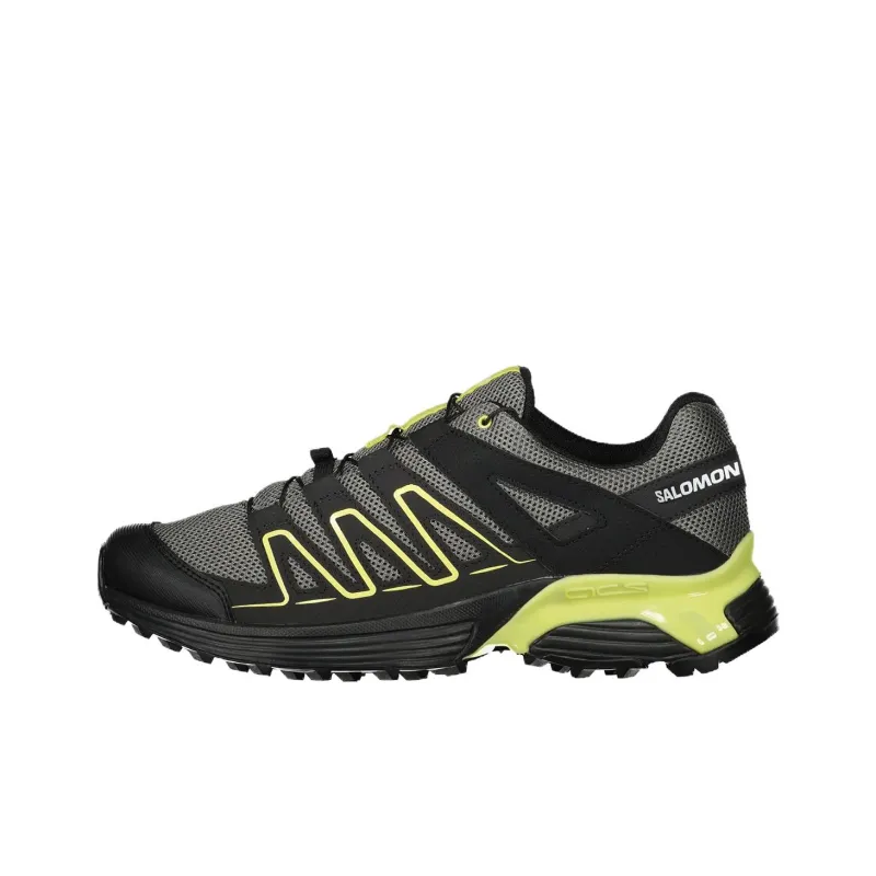 SALOMON XT Match Anti Slip Wear Resistant Low Top Hiking Shoes Men's Gray Black-0