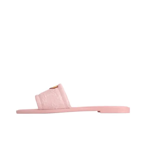 LOUIS VUITTON Lily Slide Slippers Women's Pink