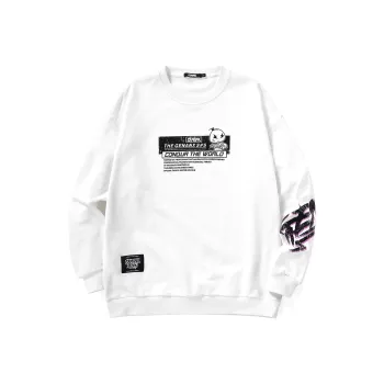 GENANX Crew Neck Loose Fit Sweatshirt Unisex