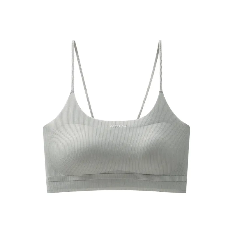 QIANLINGMEI Small Bust Gathering Bra Women's-15