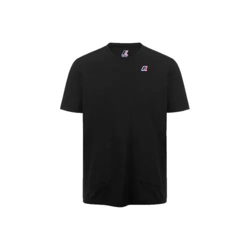 K WAY T Shirts Men Black