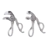 Wide-Angle Eyelash Curler+Local Eyelash Curler[1 Pc Each in Gray]