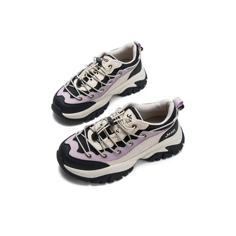 Jeep Breathable And Slip Resistant Low Top Chunky Sneakers Women's-3
