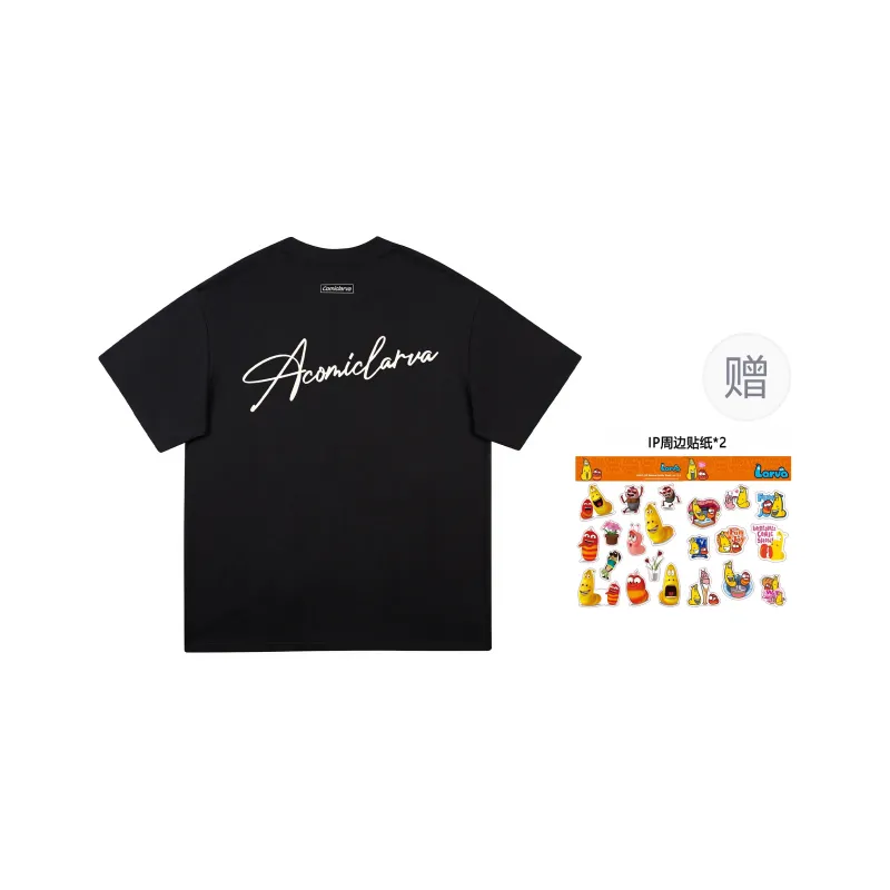 COMIC LARVA T Shirts Unisex-4