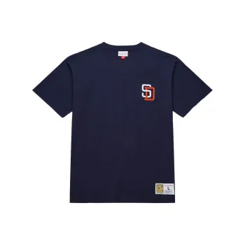 Mitchell & Ness x MLB SAN DIEGO PADRES T Shirt Men's Marine Blue