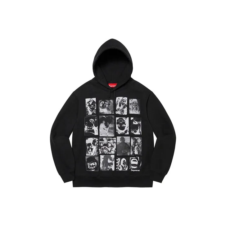 Supreme Collage Grid Hooded Sweatshirt-0