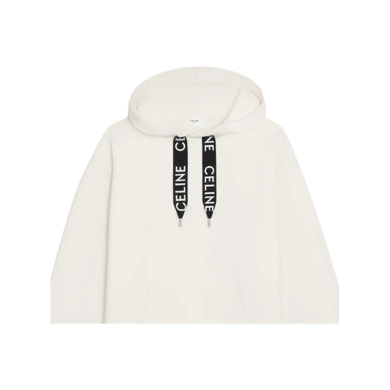 CELINE Loose Hoodie In Cotton Fleece-2