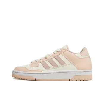 Adidas Rapid Court Lightweight Anti Slip Low Top Skateboard Shoes Women's Pink White