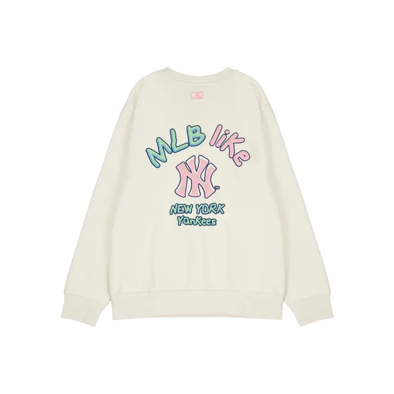 MLB Sweatshirt Winter Unisex Cream-0