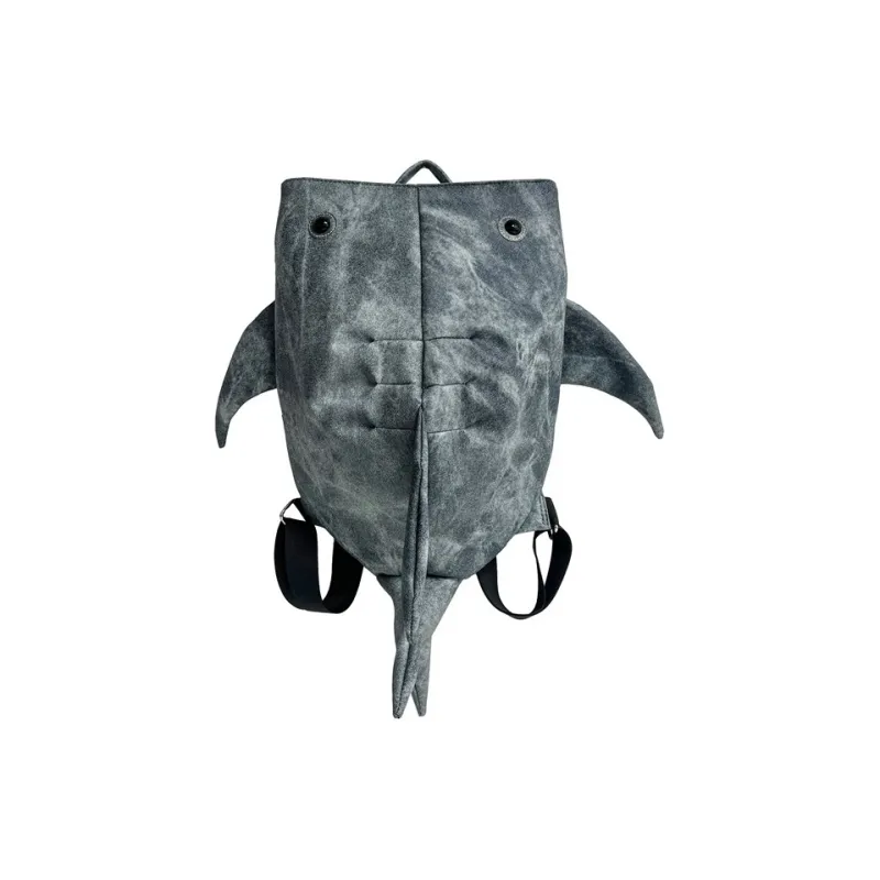 Deli Bear Oxford Backpack Unisex Coffee \ Blue \ Light Gray \ Dark Gray-5