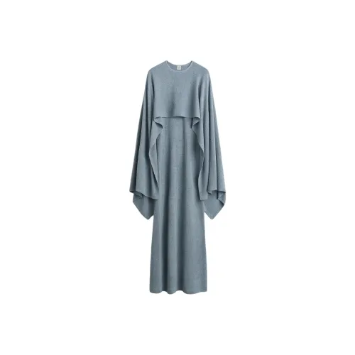TOTEME SS25 Long Sleeved Dresses Women's Blue