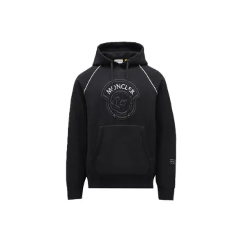 Fragment Design X MONCLER GENIUS MONCLER GENIUS X Fujiwara Hiroshi FRGMT Sweatshirts Men Black