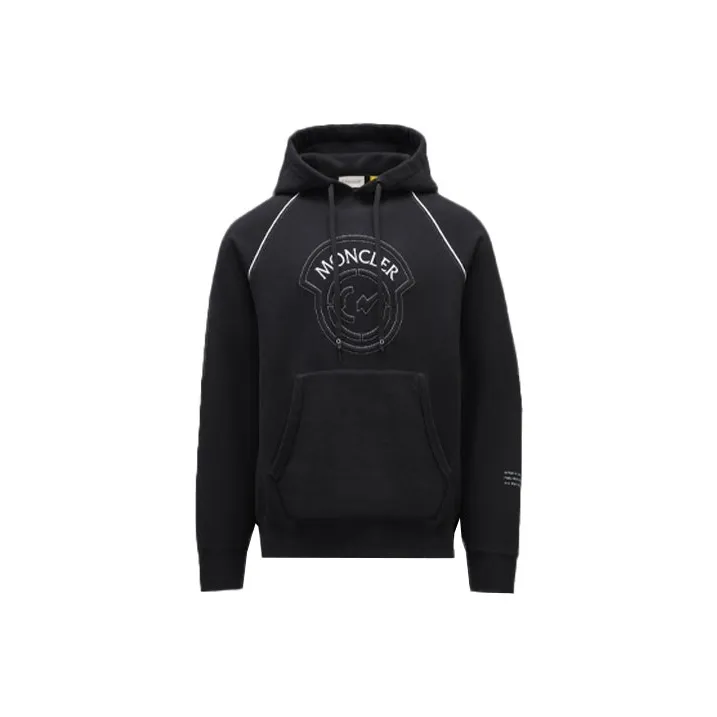 Fragment Design X MONCLER GENIUS MONCLER GENIUS X Fujiwara Hiroshi FRGMT Sweatshirts Men Black-0