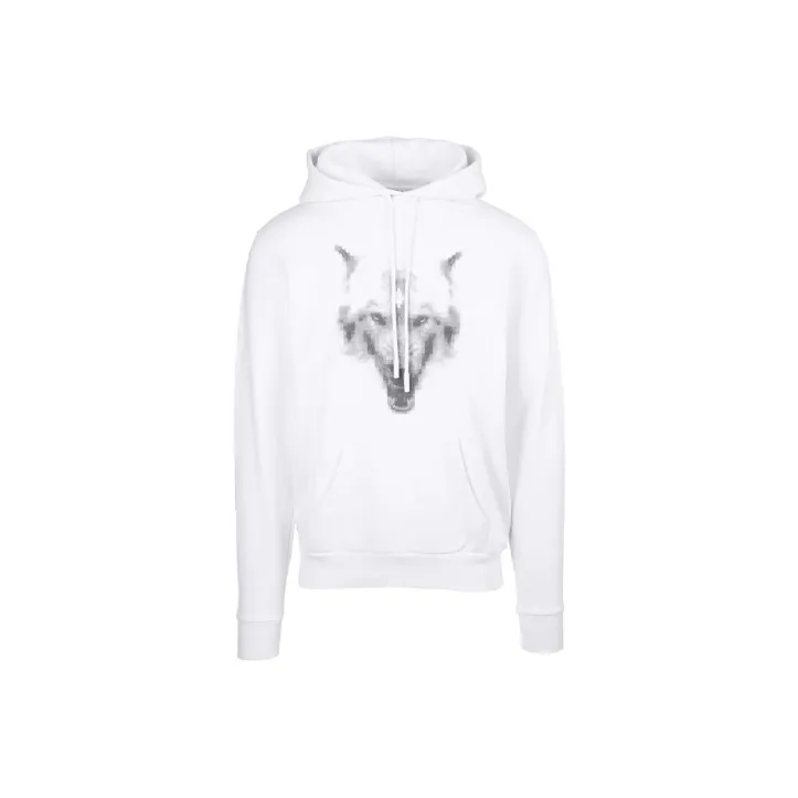 Marcelo Burlon County Of Milan Wolf-print Cotton Hoodie-0