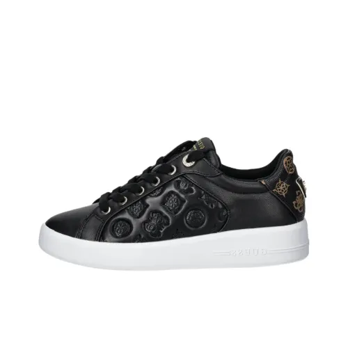 GUESS RONII Low Top Skateboard Shoes Women's Black