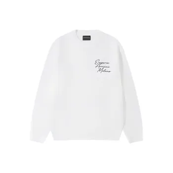EMPORIO ARMANI Sweatshirts Men White
