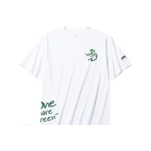 Anta Life Collection T Shirt Unisex Snowflake White