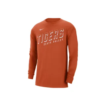 Nike Clemson Men's Nike College Long Sleeve Max90 T Shirt