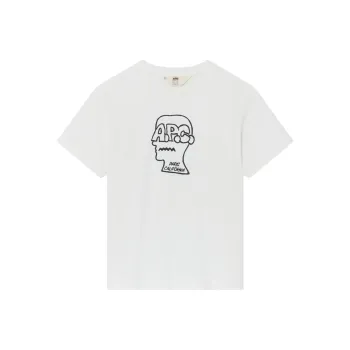 Brain Dead A.P.C. Joint Paragraph T-Shirts Unisex White