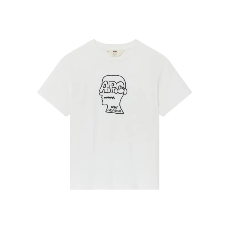 Brain Dead A.P.C. Joint Paragraph T-Shirts Unisex White-0