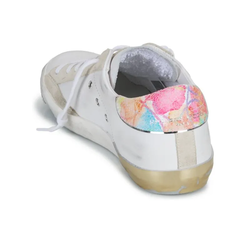 PHILIPPE MODEL Paris Low Top Skateboard Shoes Women's White-4