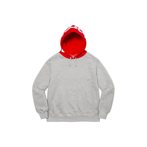 Supreme Week 2 Contrast Hooded Sweatshirt FW21 White