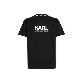 KARL LAGERFELD / Karl Lagerfeld Jeans Stack logo T shirt