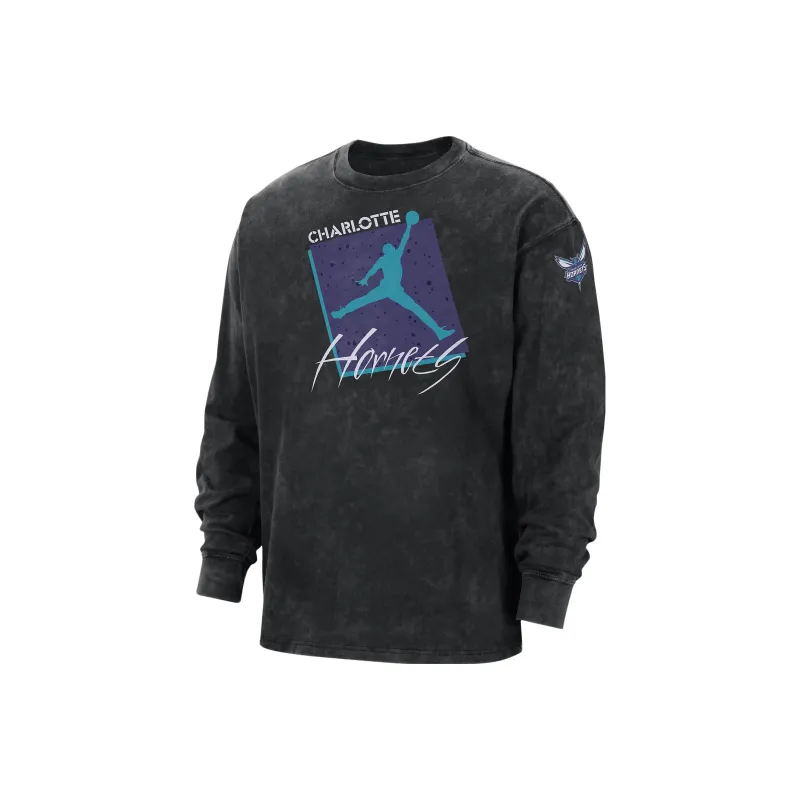 Jordan Nba Charlotte Hornets Courtside Statement Edition Max 90 T shirt-0