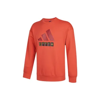 Adidas Sweatshirts Men Orange Red