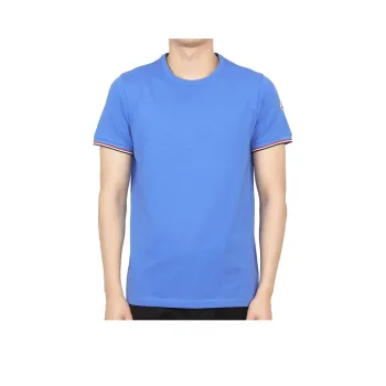 Moncler T Shirts Men Blue
