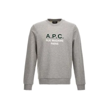 A.P.C Madame Logo Printed Crewneck Sweatshirt
