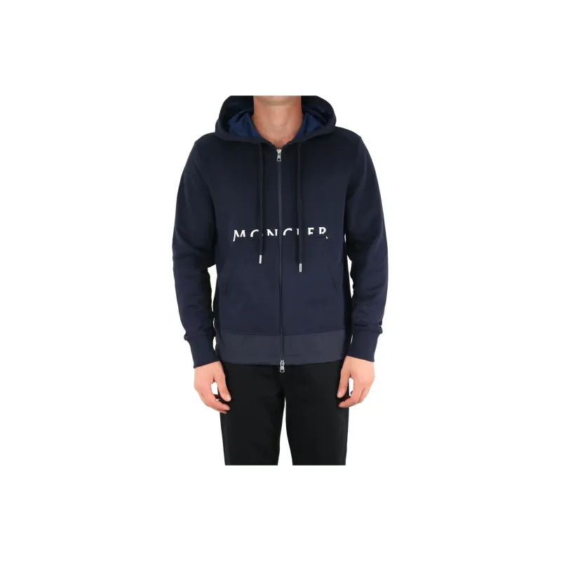 Moncler Sweatshirts Men Blue-0