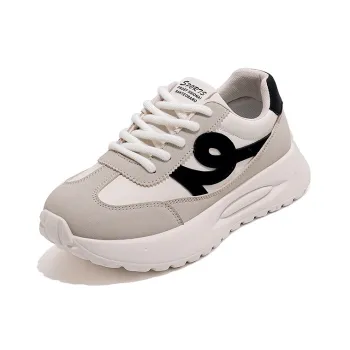 Lin's Travels Slip Resistant And Abrasion Resistant Coverage Low Top Chunky Sneakers Women's