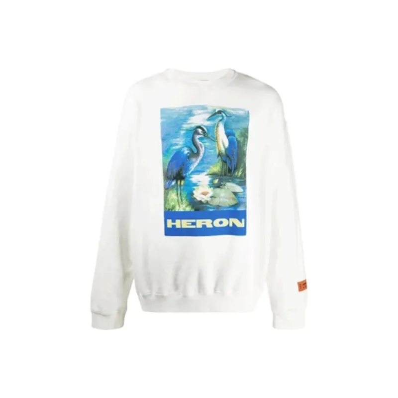HERON PRESTON Sweatshirt Unisex White-0
