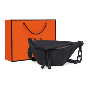 PT'SON Fabric Shoulder Bag, Crossbody Bag Regular Unisex Black
