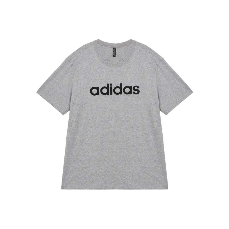 Adidas T Shirt Men's Medium Heather Gray-0