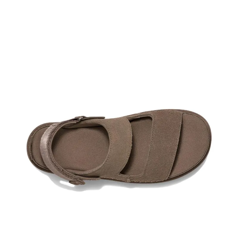 UGG One Strap Sandals Women's Brown Gray-4