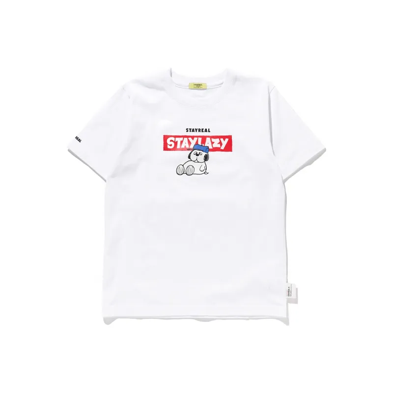 STAYREAL OLAF Olaaf Lazy Text T Shirt Unisex-0