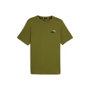 PUMA T Shirts Men Olive Green