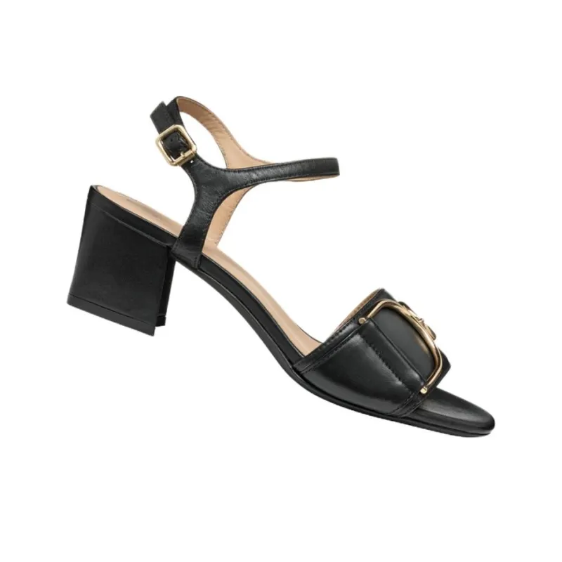 GEOX Eraklia 50 One Strap Sandals 5.5cm Women's Black-2