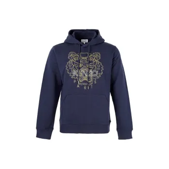 KENZO Tiger Embroidered Drawstring Hoodie