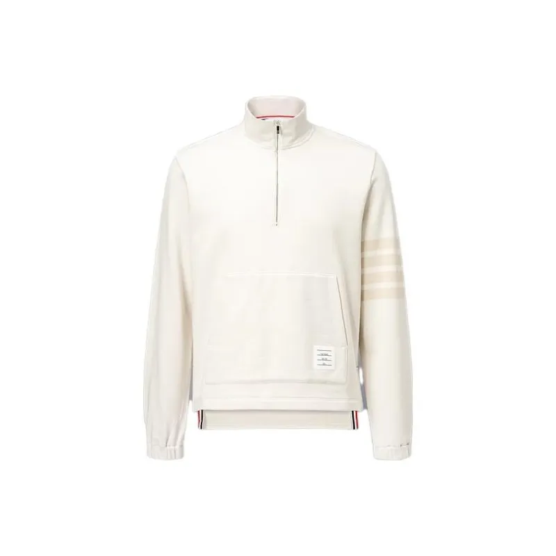 THOM BROWNE· THOM BROWNE FW23 Early Autumn Collection Sweatshirt Men's Ecru-0