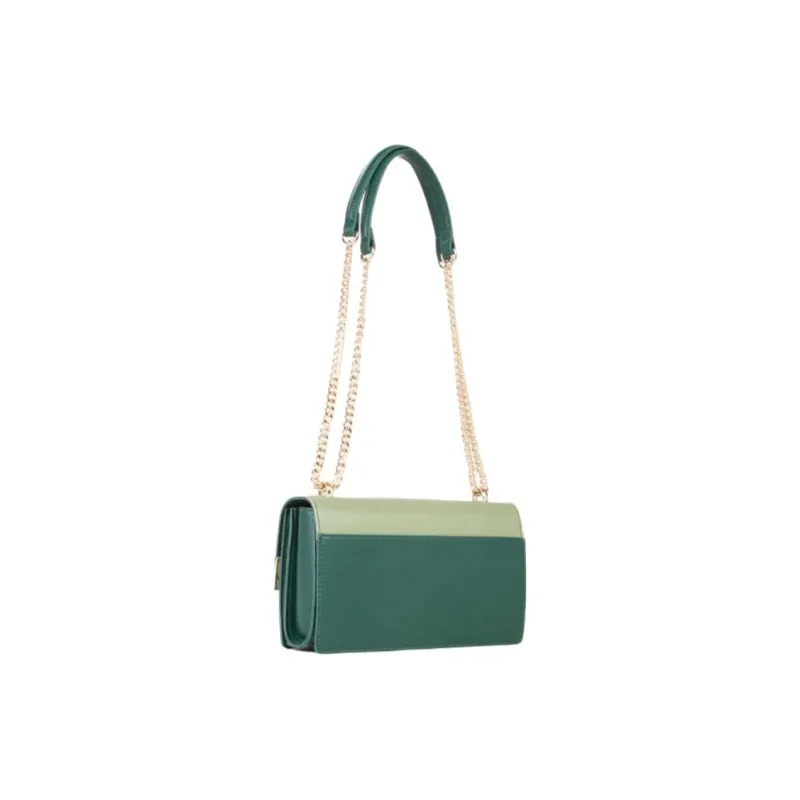 Valentino PU Shoulder Bag Women's Olive-2