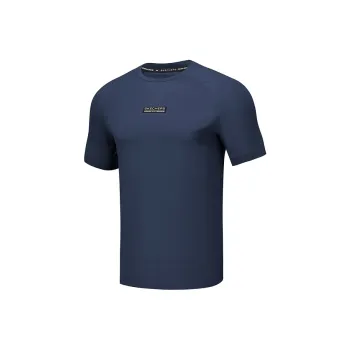 Skechers GODRI T Shirt Men's Marine Collegiate Blue