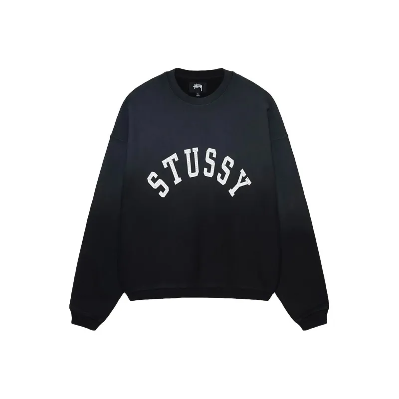 Stussy Sun Faded Oversized Crew-0